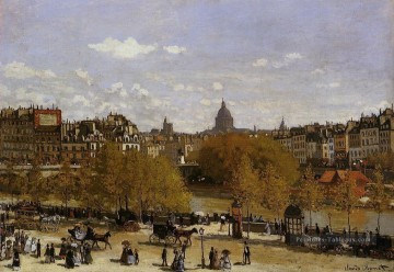 Quai du Louvre Claude Monet Peinture à l'huile